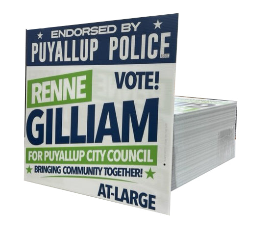 CORRUGATED PLASTIC YARD SIGNS